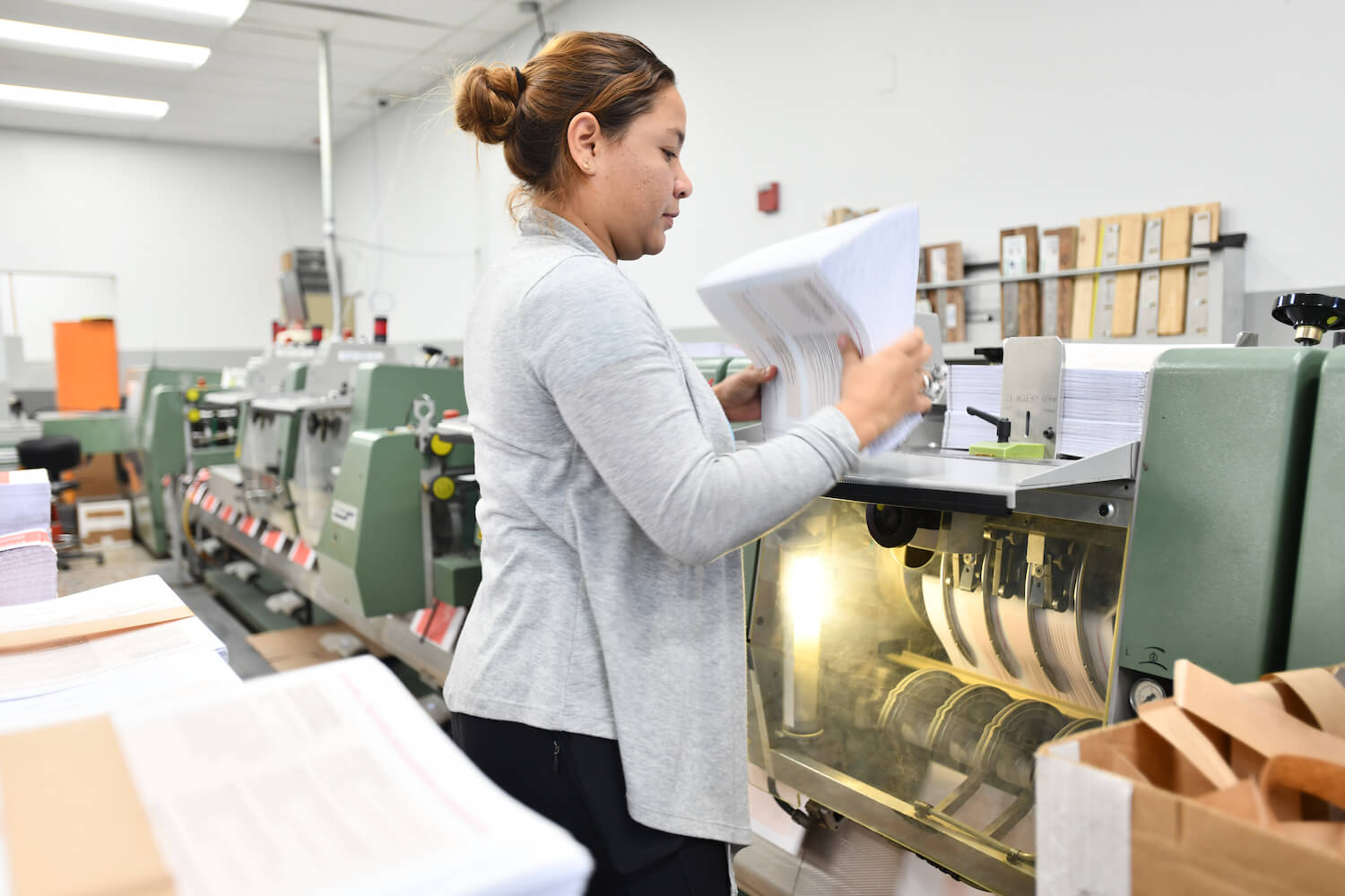 Southeastern Printing Employee Sorting Mail-2