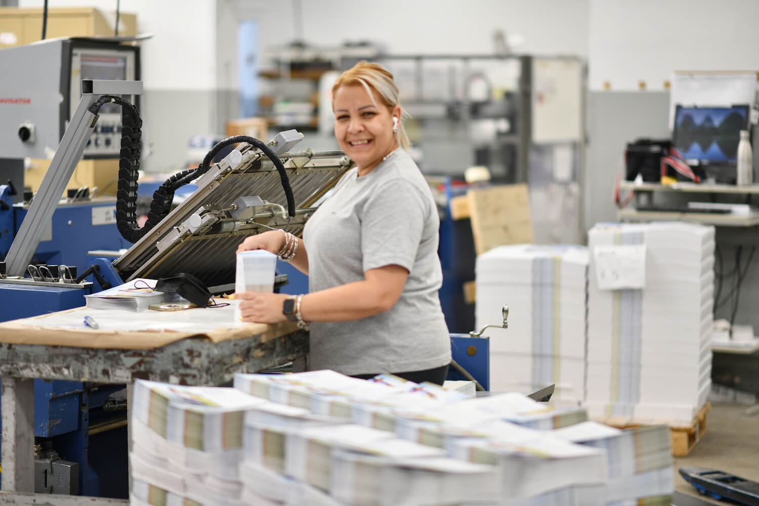 Southeastern employee processing mail